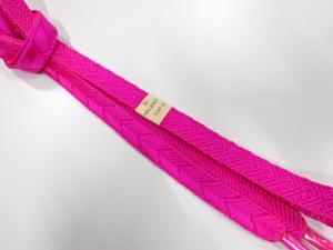 未使用品　正絹　手組帯締め